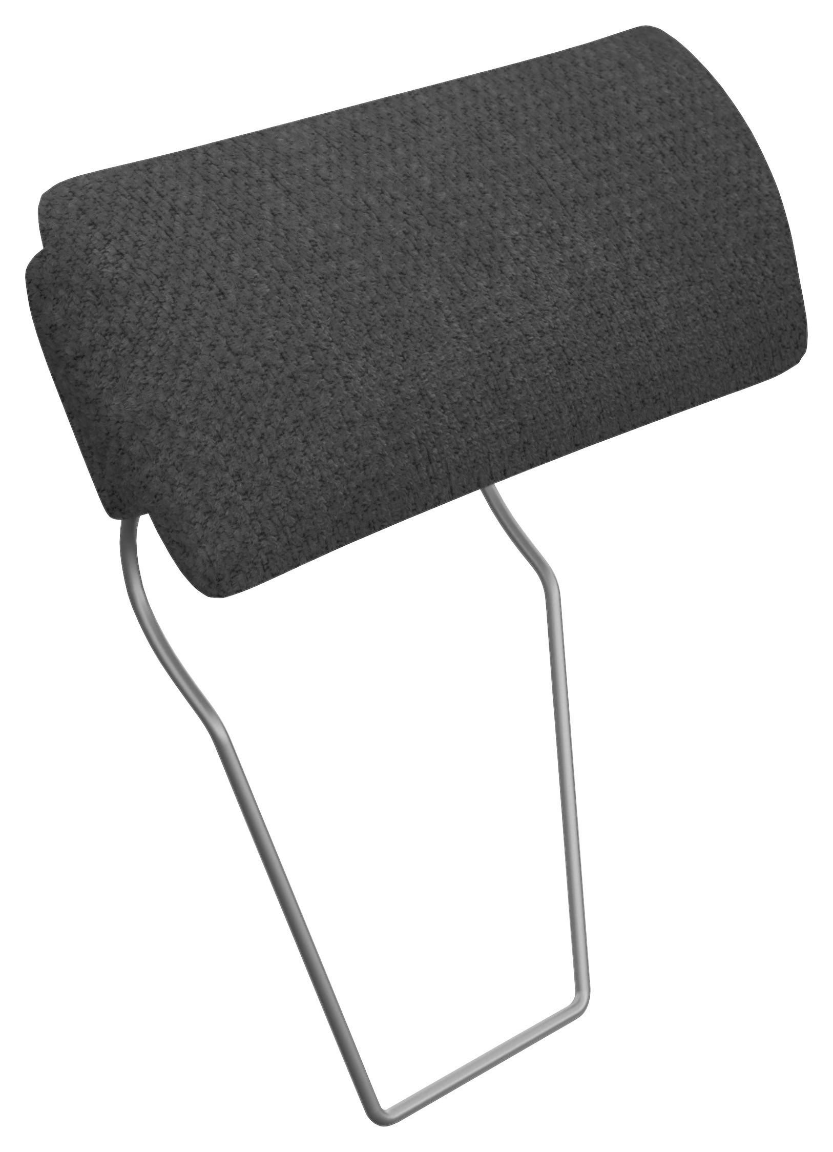 KOPFSTÜTZE - Anthrazit, KONVENTIONELL, Textil (55/28/18cm) - Hom`in