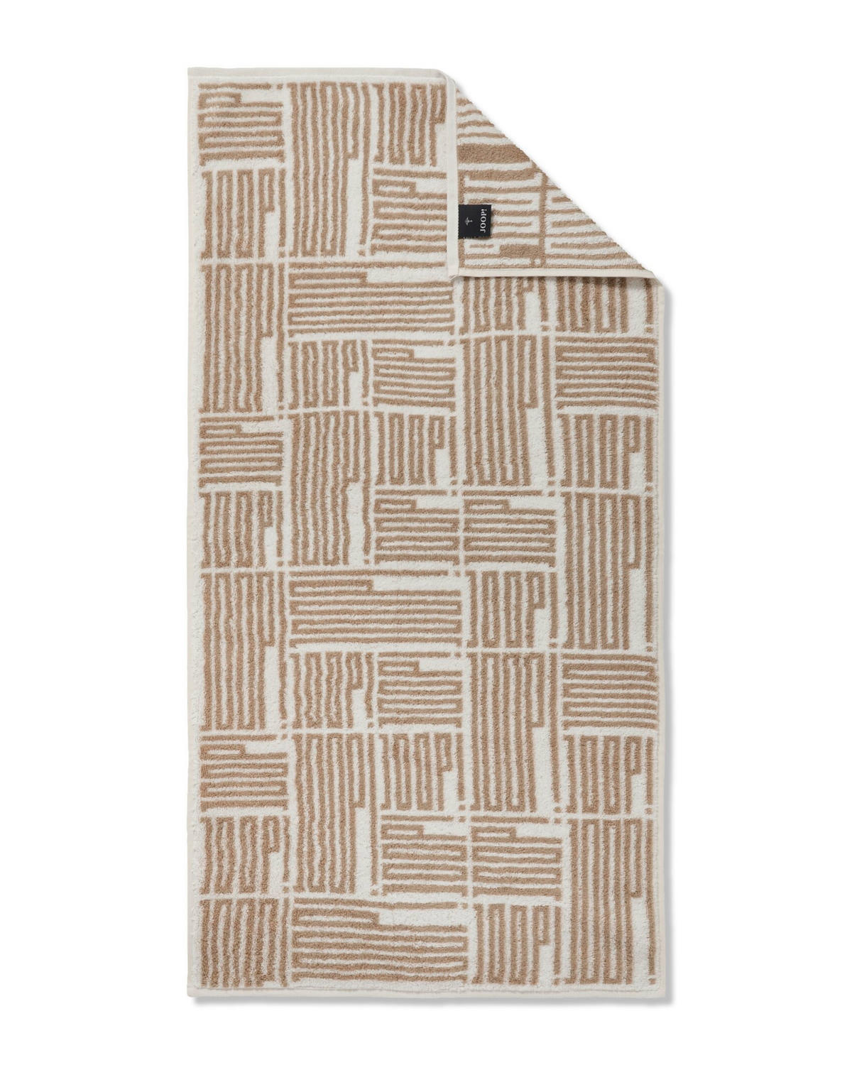 HANDTUCH Bars Beige  - Beige, Basics, Textil (50/100cm) - Joop!