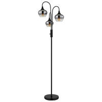 STEHLEUCHTE - Schwarz, Basics, Glas/Metall (43/165cm) - Globo