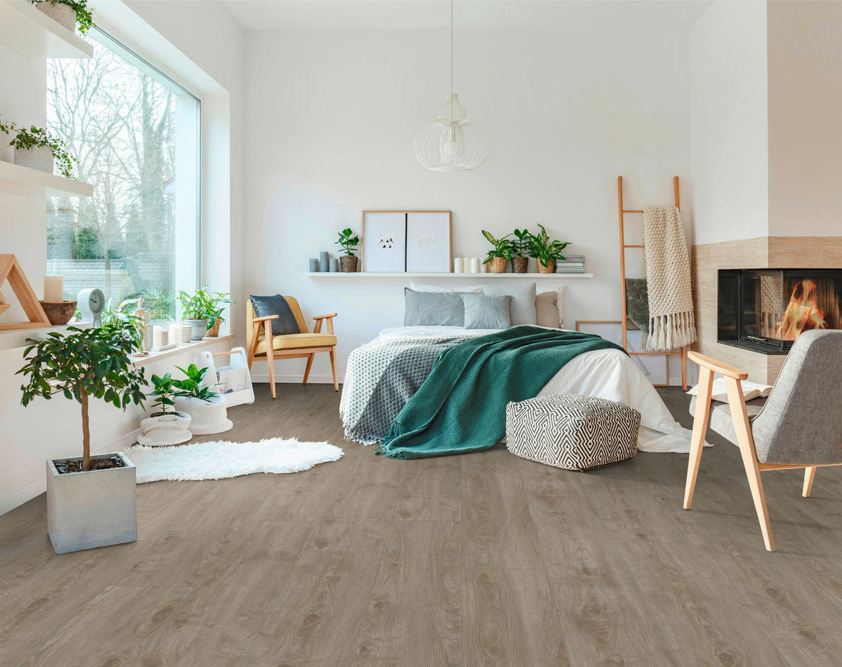 LAMINATBODEN Exquisit Plus  - Eichefarben, KONVENTIONELL, Holz (138.0/24.4/0.8cm)