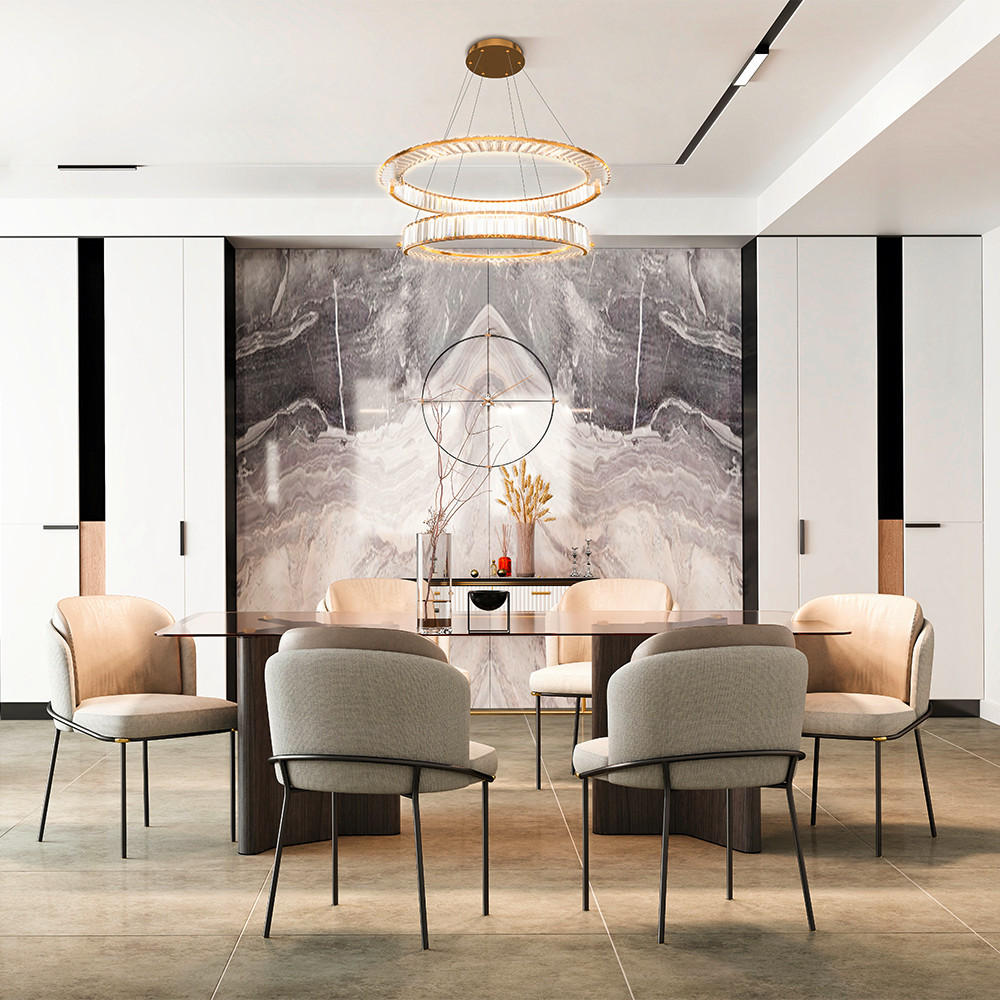 PENDELLEUCHTE 100/50 cm    - Transparent/Goldfarben, Trend, Glas/Metall (100/50cm) - MAYTONI