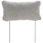 KOPFSTÜTZE in Chenille  - Grau, MODERN, Textil/Metall (49/12/26cm) - Carryhome