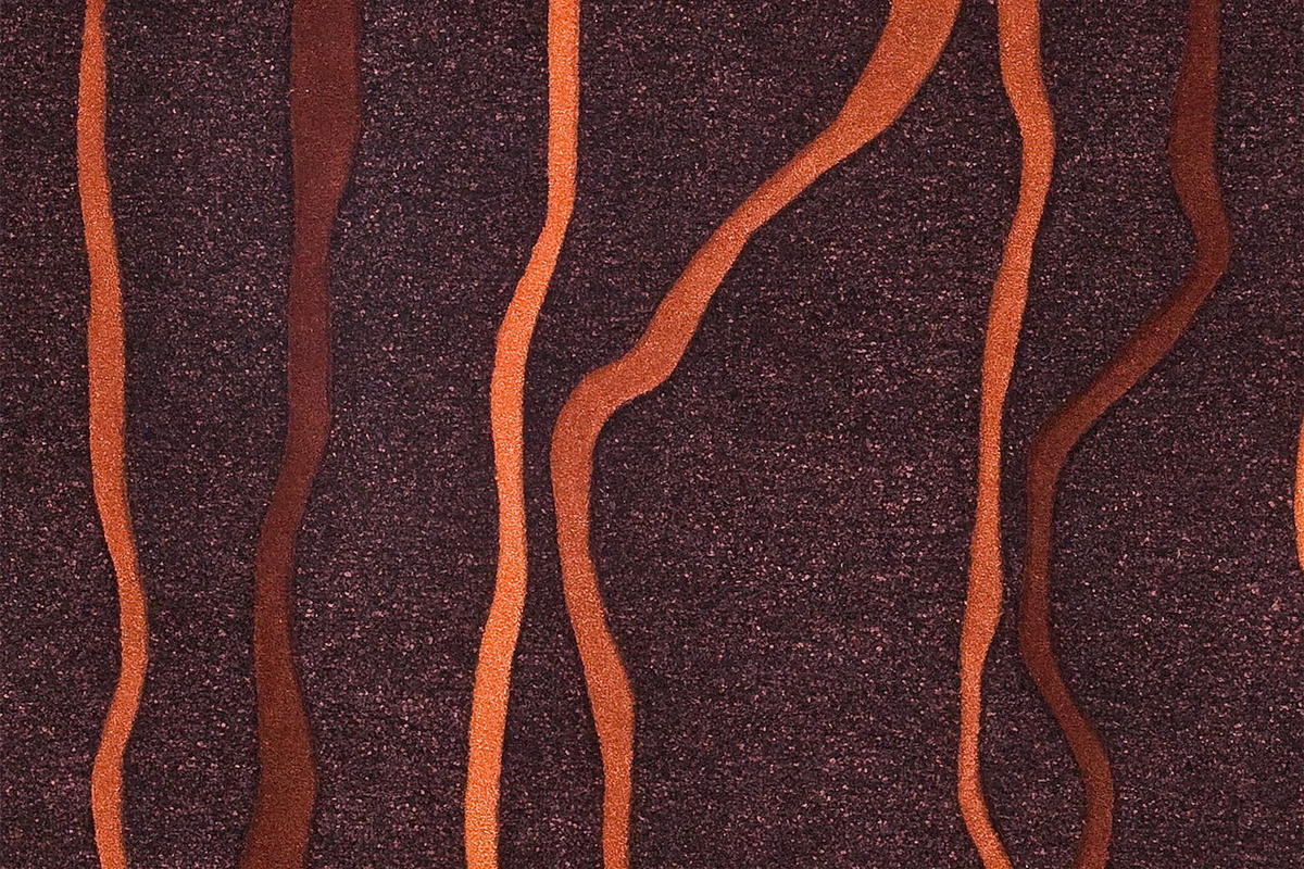 FLACHWEBETEPPICH 70/140 cm Taupe, Orange  - Taupe/Orange, Design, Textil (70/140cm) - Novel