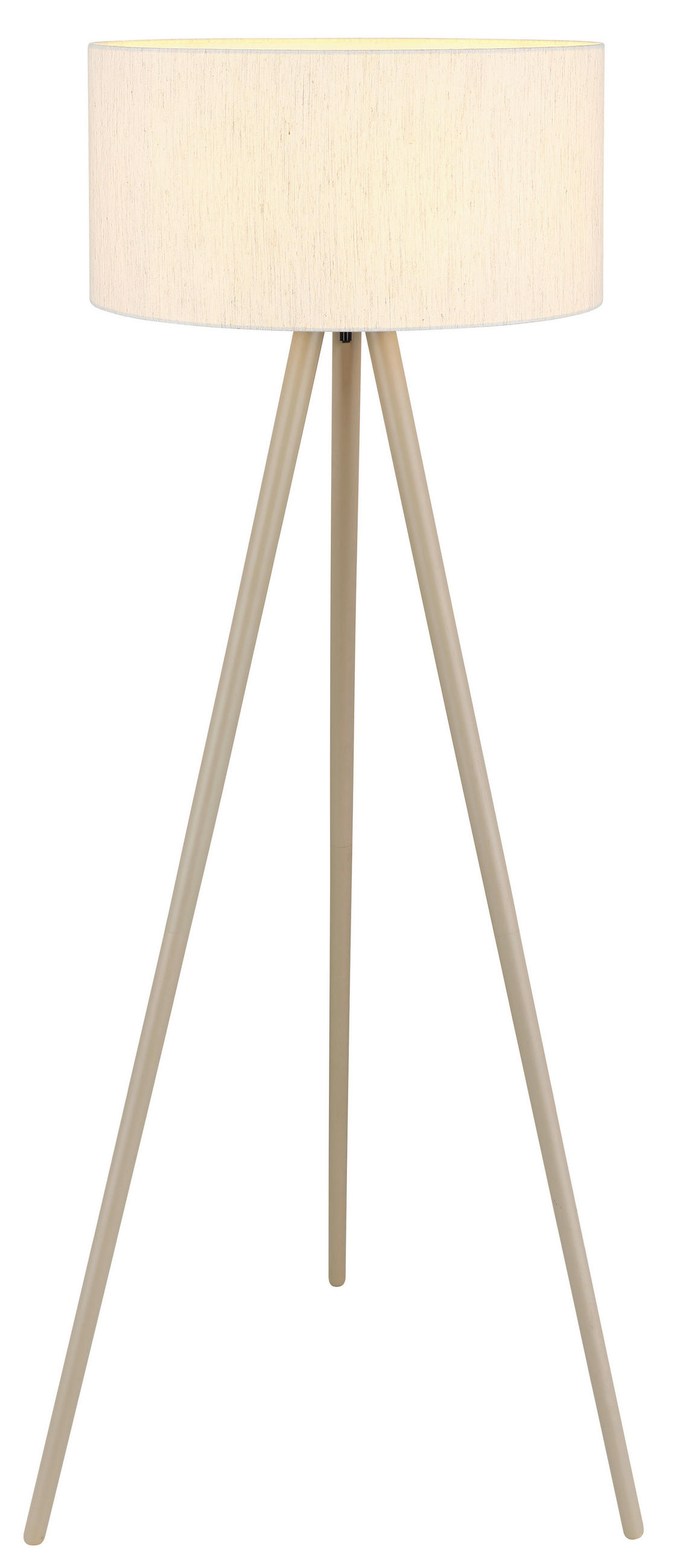 STEHLEUCHTE Stabilo 57/148 cm  - Sandfarben/Naturfarben, Natur, Holz/Textil (57/148cm) - Globo