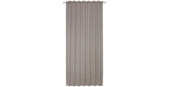 FERTIGVORHANG halbtransparent - Braun, Natur, Textil (140/245cm) - Esposa
