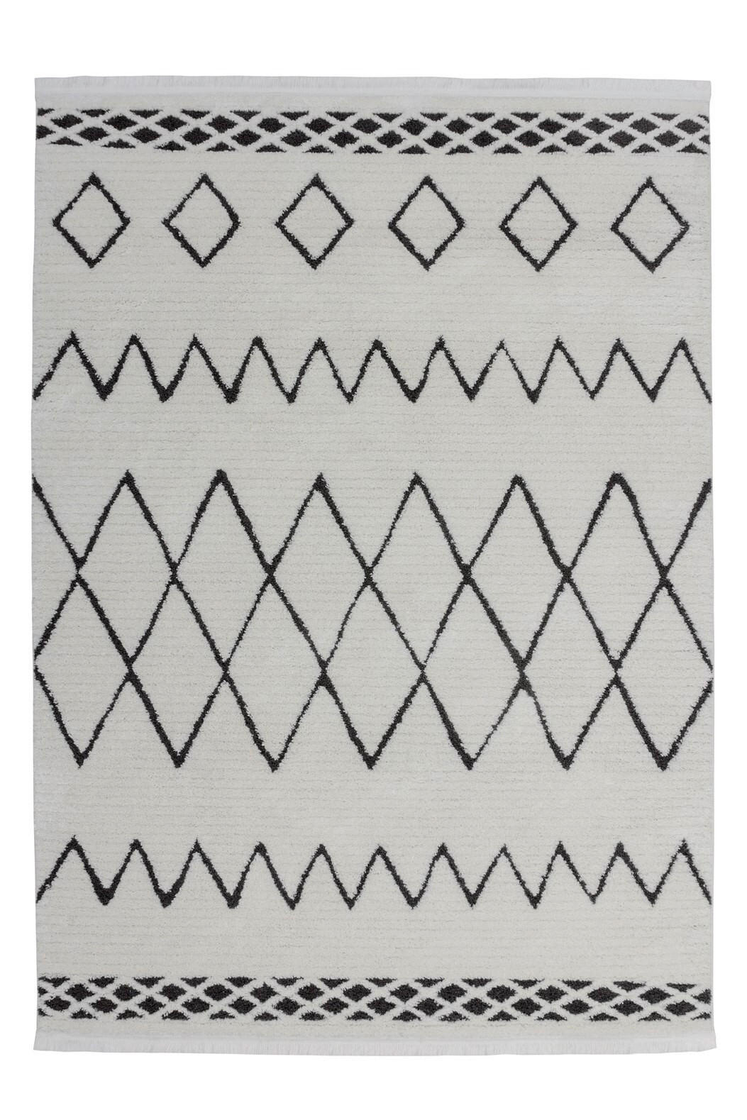TEPPICH 120/170 cm Schwarz  - Schwarz, KONVENTIONELL, Textil (120/170cm)