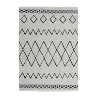 TEPPICH 160/230 cm Schwarz  - Schwarz, KONVENTIONELL, Textil (160/230cm)
