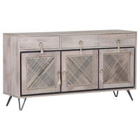 SIDEBOARD Amalfi 150/80/45 cm 3 Schublade(n)  - Anthrazit/Naturfarben, Design, Holz/Holzwerkstoff (150/80/45cm)