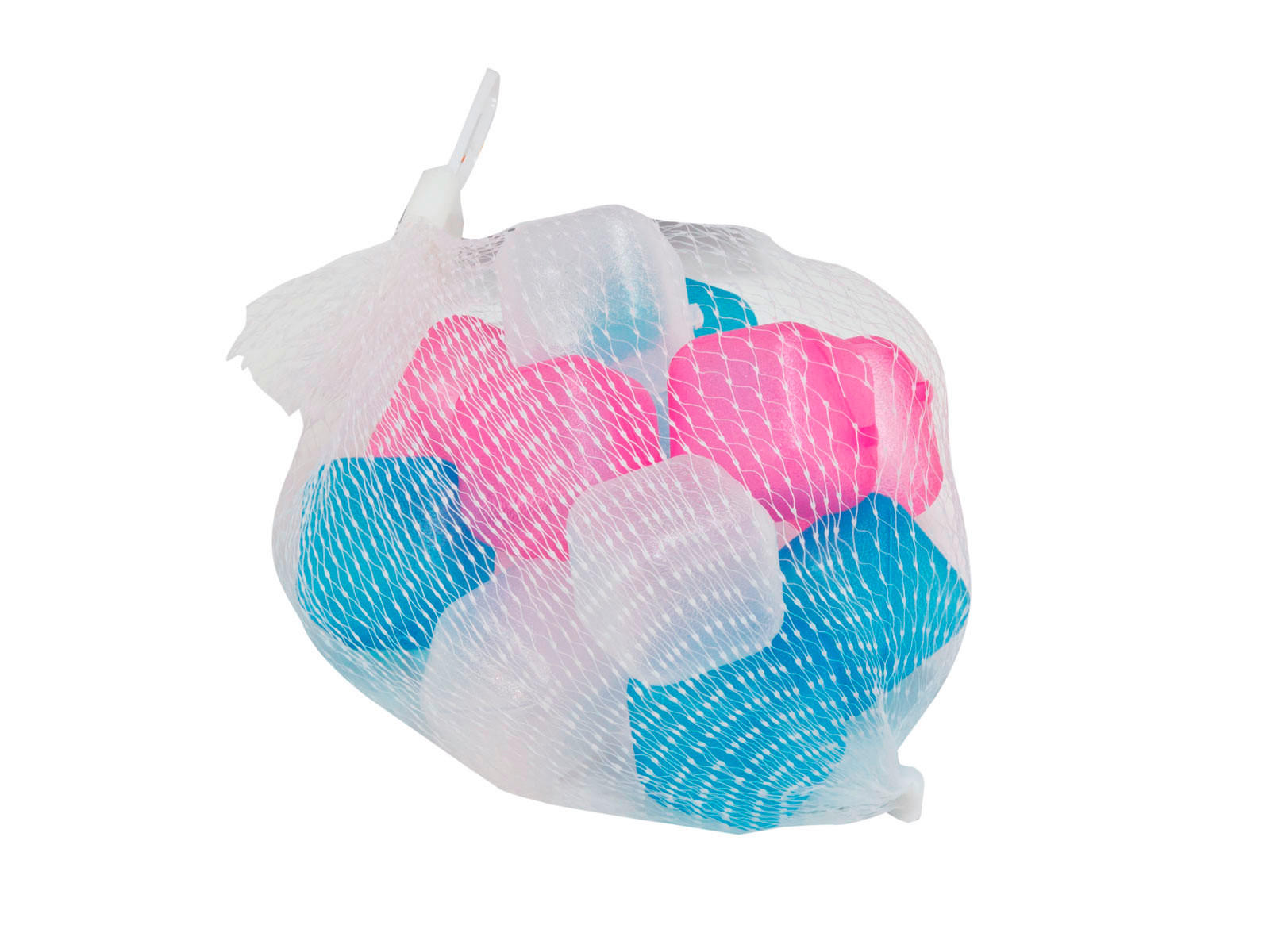 VIŠEKRATNE KOCKE LEDA  - bijela/ružičasta, Basics, plastika (12/12/2cm)