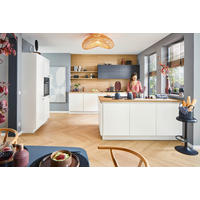 EINBAUKÜCHE   - Weiß, Design, Holzwerkstoff - Dieter Knoll