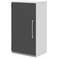 AKTENSCHRANK 60/111,7/43 cm  - Anthrazit/Weiß, Design, Holzwerkstoff (60/111,7/43cm) - Moderano