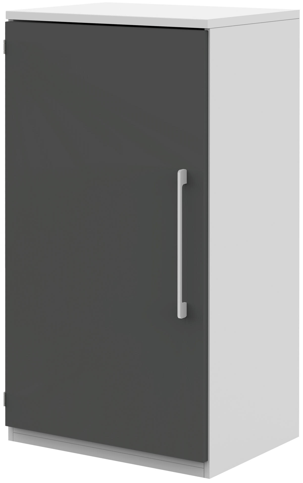 AKTENSCHRANK 60/111,7/43 cm  - Anthrazit/Weiß, Design, Holzwerkstoff (60/111,7/43cm) - Moderano