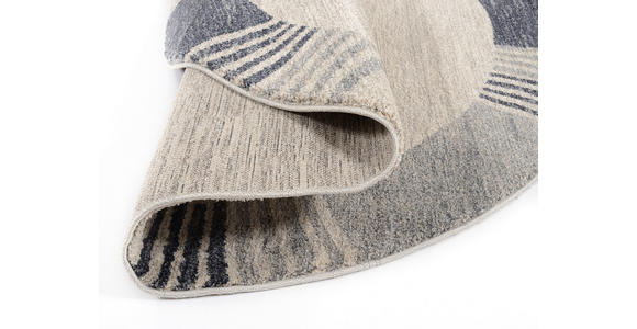 WEBTEPPICH 120 cm Palazzo Lobo Blau, Grau  - Blau/Grau, KONVENTIONELL, Textil (120cm) - Novel