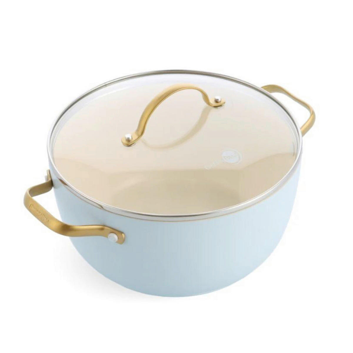 KOCHTOPFSET Padova Reserve 6-teilig  - Goldfarben/Weiß, Basics, Glas/Metall (0cm)