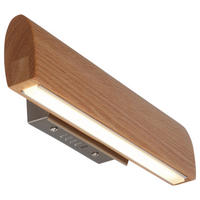 LED-WANDLEUCHTE Rondo 35/8 cm  - Braun, Natur, Holz/Kunststoff (35/8cm) - Näve