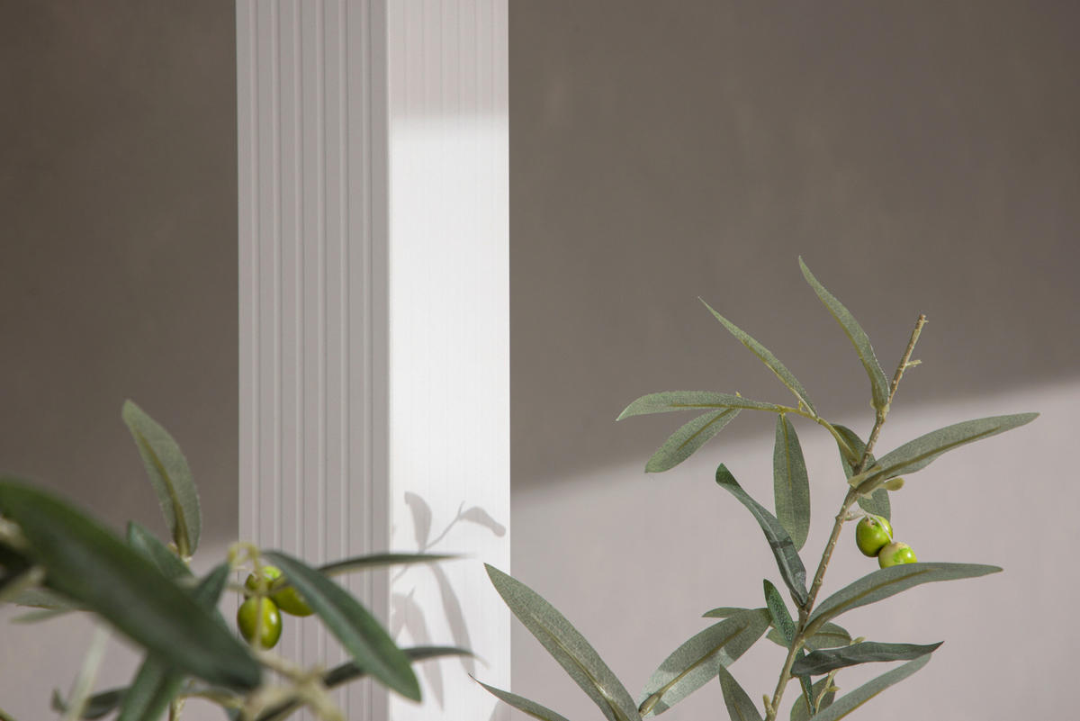 PERGOLA 295/248/295 cm   - Weiß, KONVENTIONELL, Textil/Metall (295/248/295cm) - Gardenson