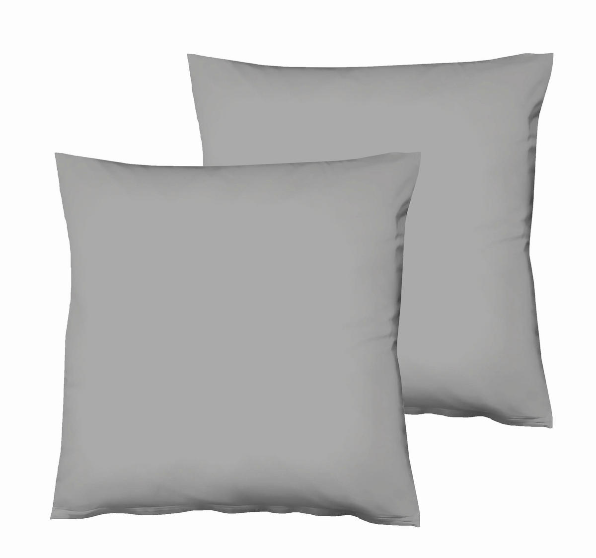 KISSENHÜLLEN-SET 40/40 cm  - Grau, Basics, Textil (40/40cm) - Fleuresse