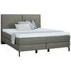 BOXSPRINGBETT 160/200 cm  in Grau  - Schwarz/Grau, Konventionell, Textil/Metall (160/200cm) - Dieter Knoll