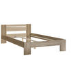 BETT 120/200 cm  in Sonoma Eiche  - Sonoma Eiche, KONVENTIONELL, Holzwerkstoff (120/200cm) - Carryhome