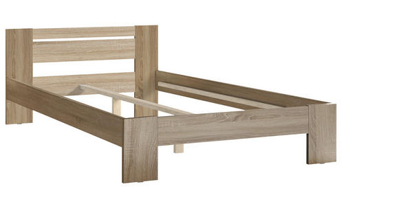 BETT 120/200 cm  in Sonoma Eiche  - Sonoma Eiche, KONVENTIONELL, Holzwerkstoff (120/200cm) - Carryhome