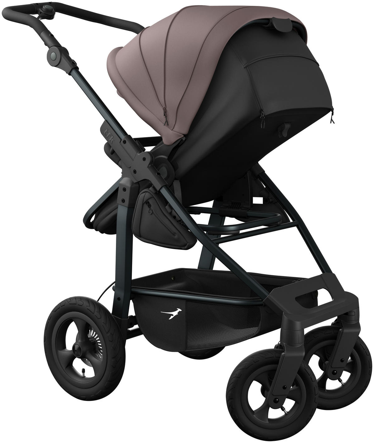 KOMBIKINDERWAGEN  - Anthrazit, Basics, Metall (57/110/108cm) - TFK