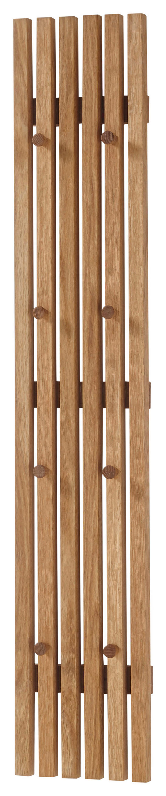 GARDEROBENPANEEL  in 22/120/5 cm  - Eichefarben, Natur, Holz (22/120/5cm)