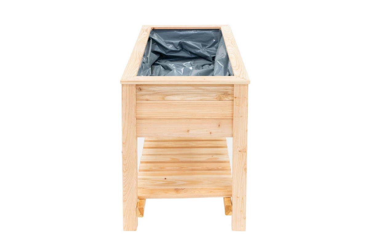 HOCHBEET  - Lärchefarben, KONVENTIONELL, Holz (120/65/75cm) - Ambia Garden