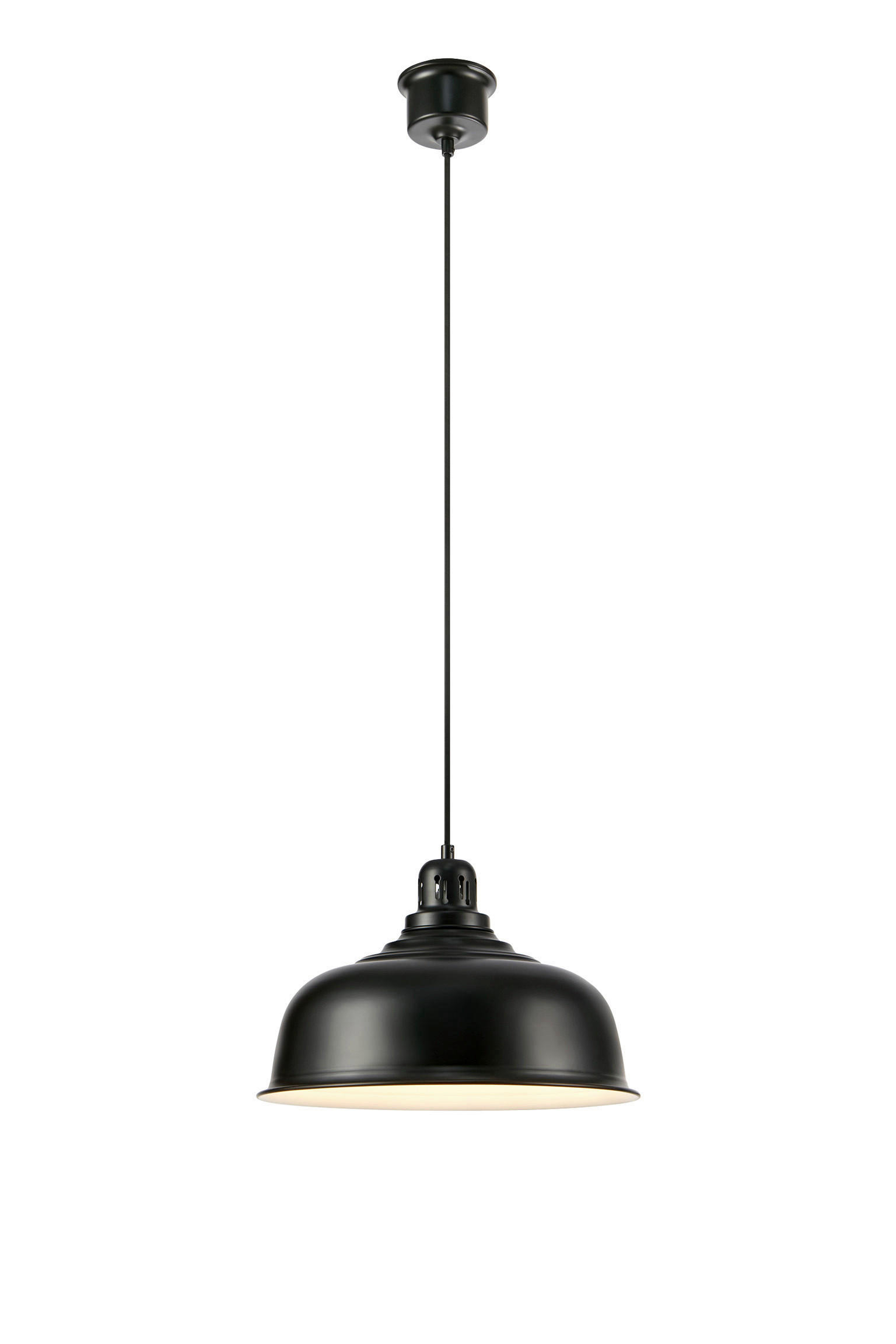 HÄNGELEUCHTE 37,5/24,5 cm   - Schwarz, Basics, Metall (37,5/24,5cm) - Markslöjd
