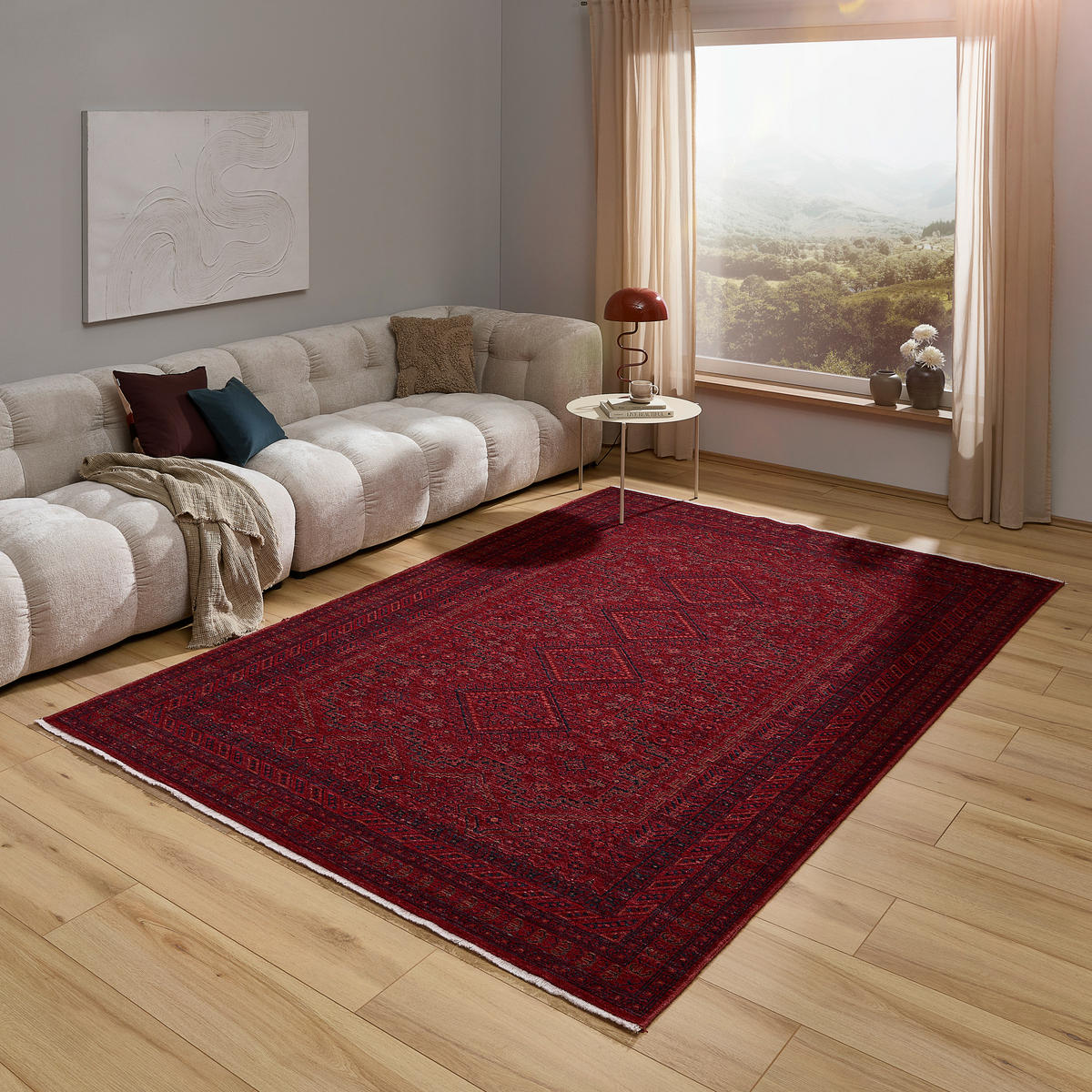 WEBTEPPICH  Wohnzimmer 160/230 cm Beige rechteckig  - Beige, Design, Textil (160/230cm) - Cazaris