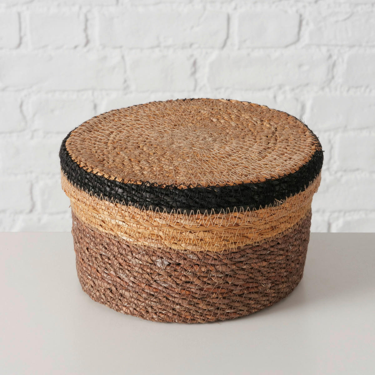 DEKOKORB - Schwarz/Braun, Basics, Naturmaterialien (20/12cm)