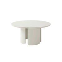 COUCHTISCH 80/80/41 cm MOLDE rund Seidengrau einfacher Aufbau, 2 in 1 Gestell  - Seidengrau, MODERN, Holzwerkstoff (80/80/41cm) - Schöner Wohnen