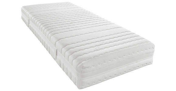 TASCHENFEDERKERNMATRATZE ORTHO STAR PLUS 90/200 cm Höhe ca. 26 cm  - Weiß, KONVENTIONELL, Textil (90/200cm) - Novel