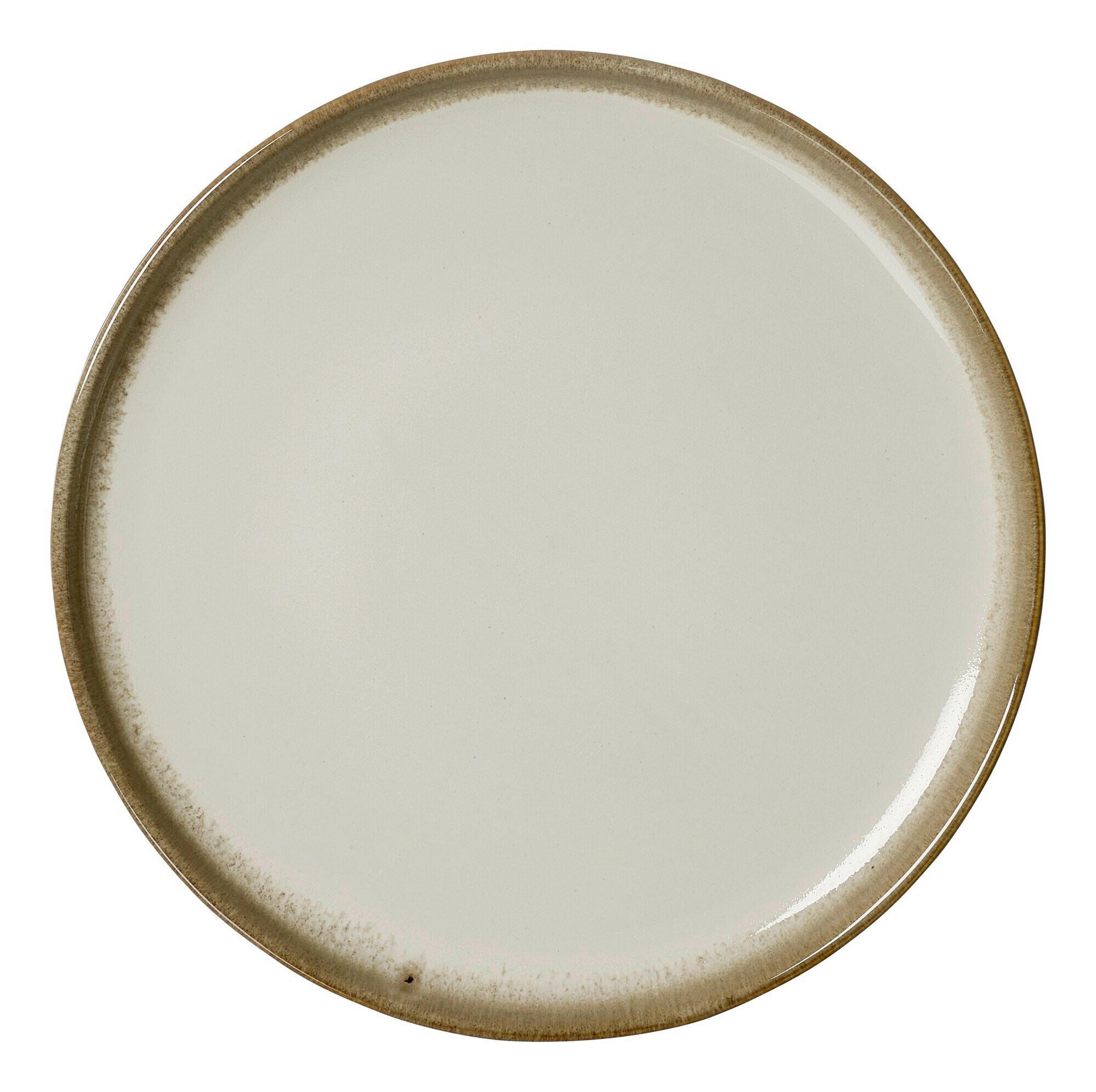 DESSERTTELLER Creme Malaga  - Creme, KONVENTIONELL, Keramik (22/22/2cm) - Ritzenhoff Breker