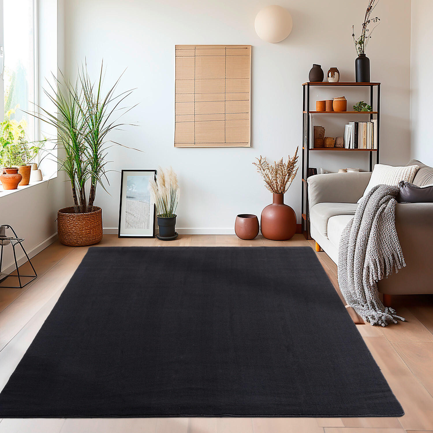 LÄUFER 80/250 cm Sky  - Schwarz, Basics, Textil (80/250cm) - Novel