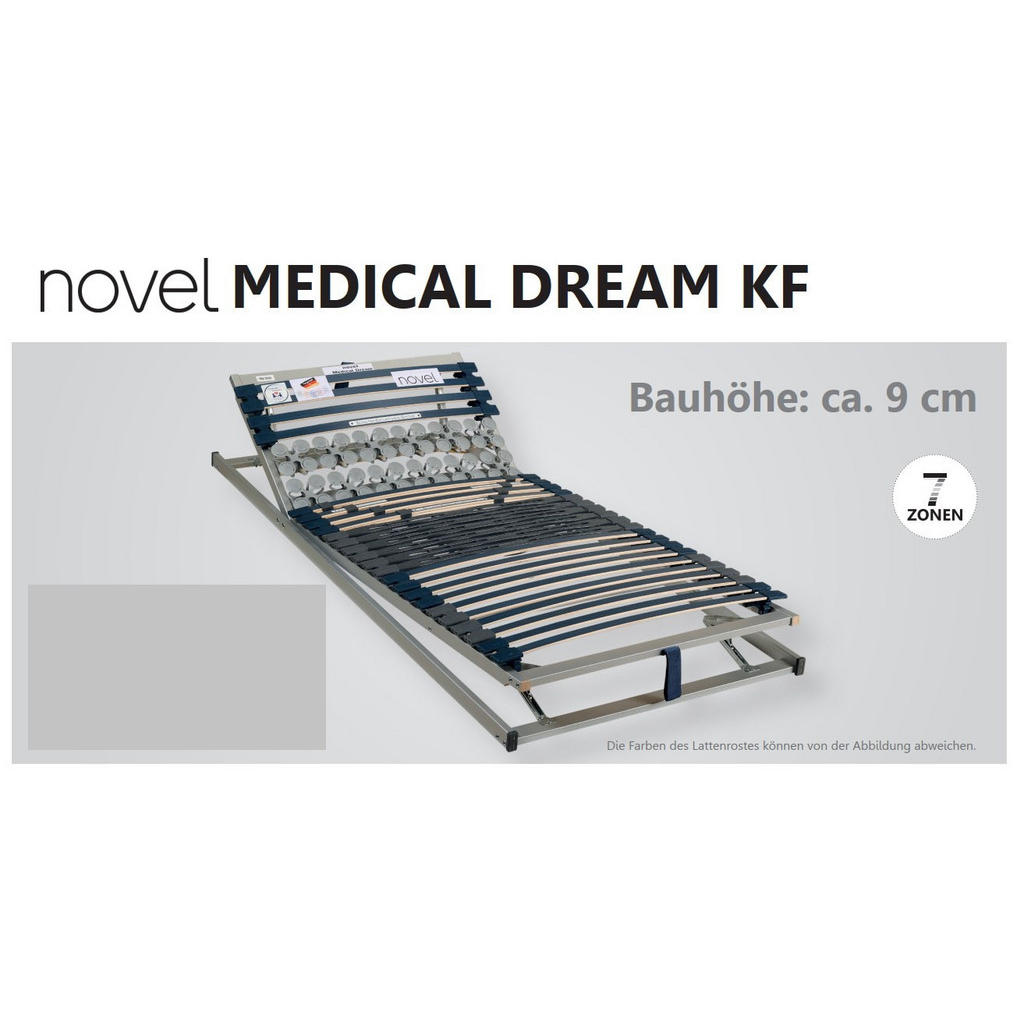 Thumbnail - Novel Lattenrost, Holz, Kunststoff, Birke, Buche,Birke, Buche, furniert, Schichtholz,furniert, Schichtholz, 7-Zonen, 100...