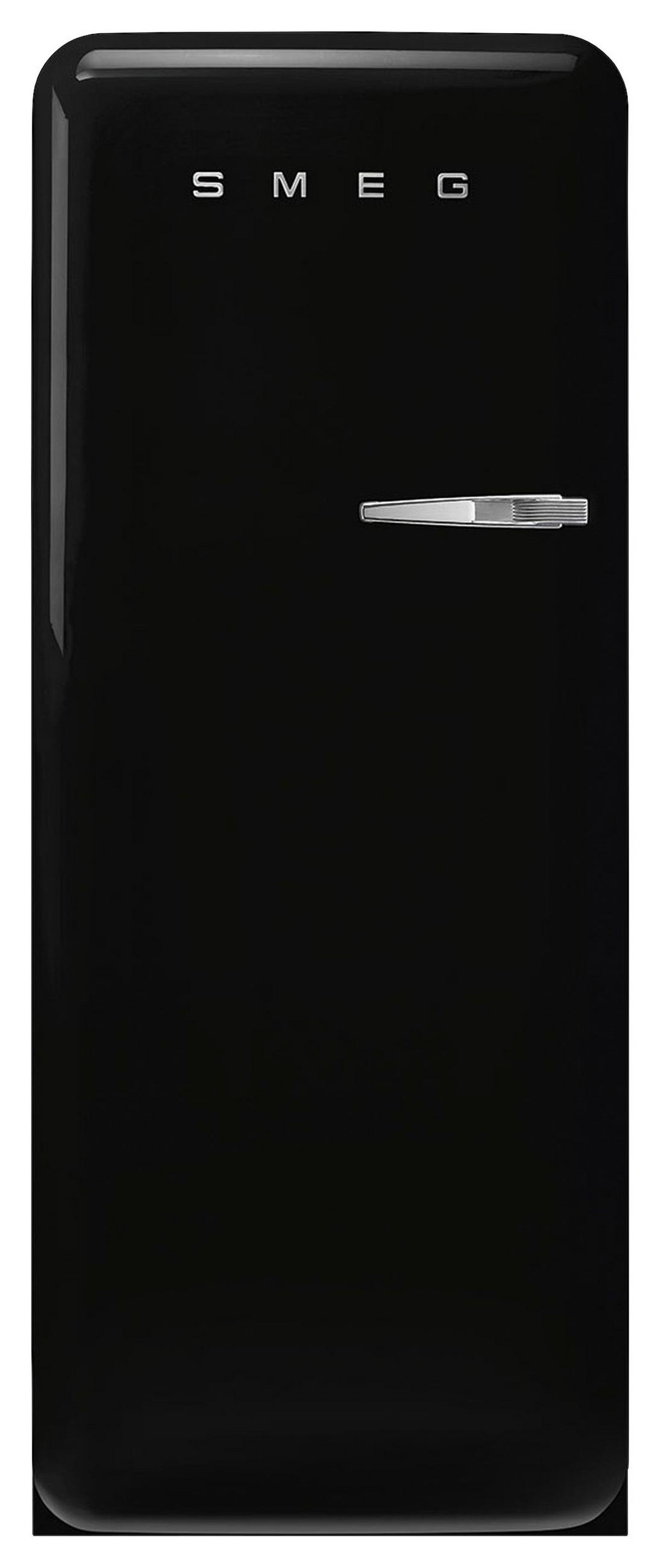 KÜHLSCHRANK 60/150/72,8 cm FAB28LBL6  - Schwarz, Basics, Glas/Metall (60/150/72,8cm) - SMEG