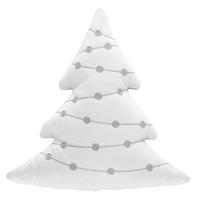 ZIERKISSEN FESTIVE GETAWAY 43/39 cm  - Weiß, KONVENTIONELL, Textil (43/39cm) - X-Mas