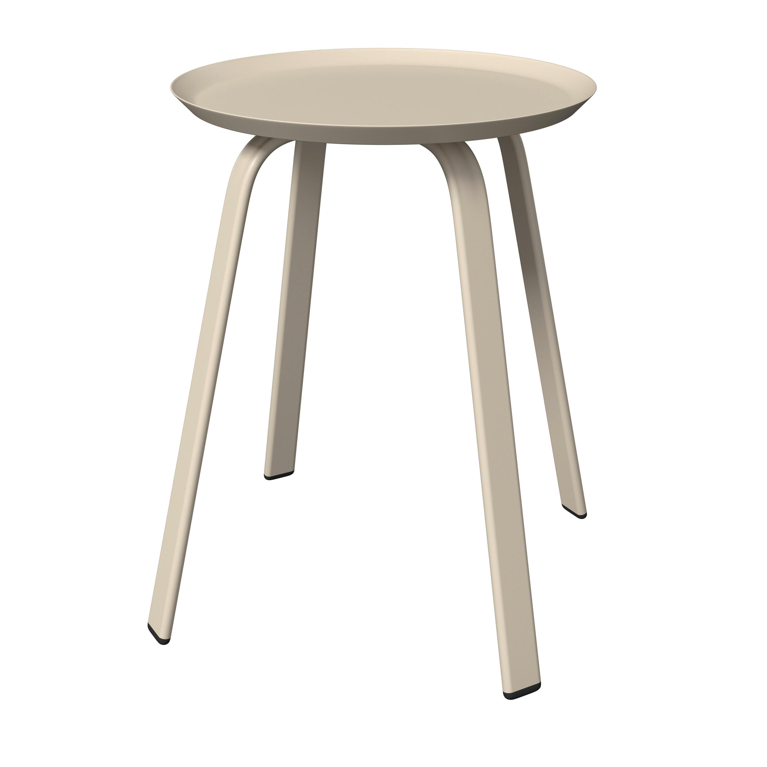 BEISTELLTISCH Metall 40/40/46 cm - Beige, Design, Metall (40/40/46cm) - Ambia Garden