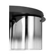 LED-DECKENLEUCHTE 49/25 cm   - Schwarz, Design, Glas/Metall (49/25cm) - Dieter Knoll