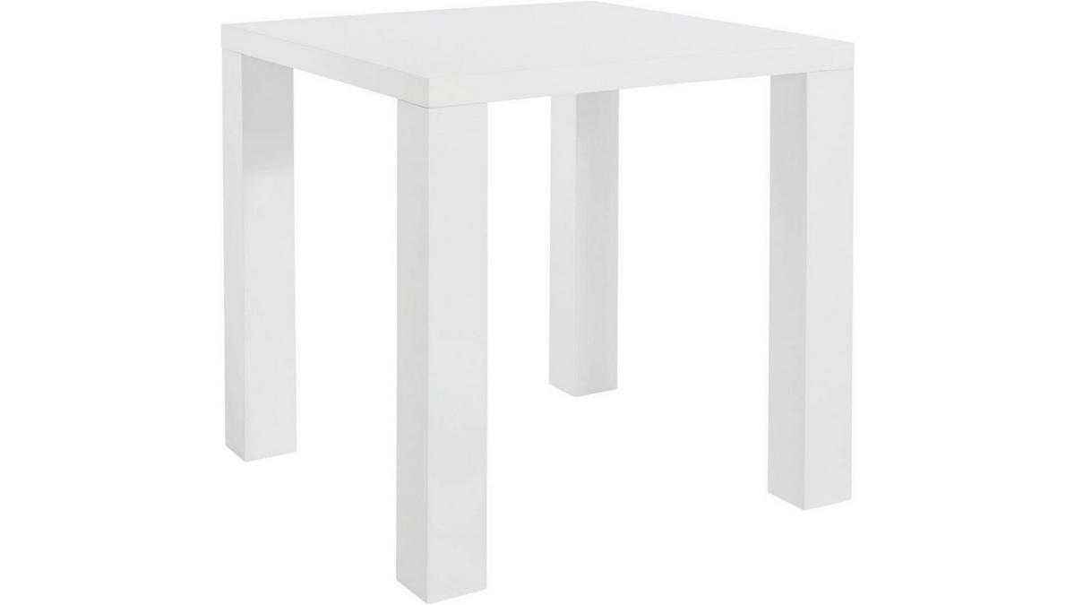 ESSTISCH in Holzwerkstoff 80/80/75 cm  - Weiß, Design, Holzwerkstoff (80/80/75cm) - MID.YOU