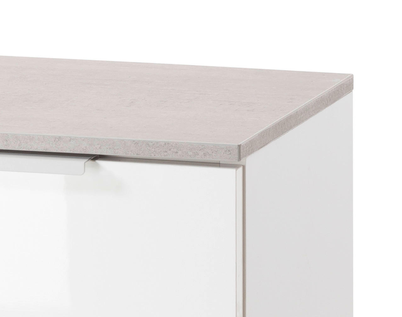 SPODNJA OMARICA  - Moderno, kovina/leseni material (40/80,5/35cm) - Xora