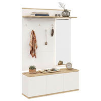 GARDEROBE  in 137,2/200/38 cm  - Weiß/Eiche Artisan, KONVENTIONELL, Holzwerkstoff (137,2/200/38cm) - Xora