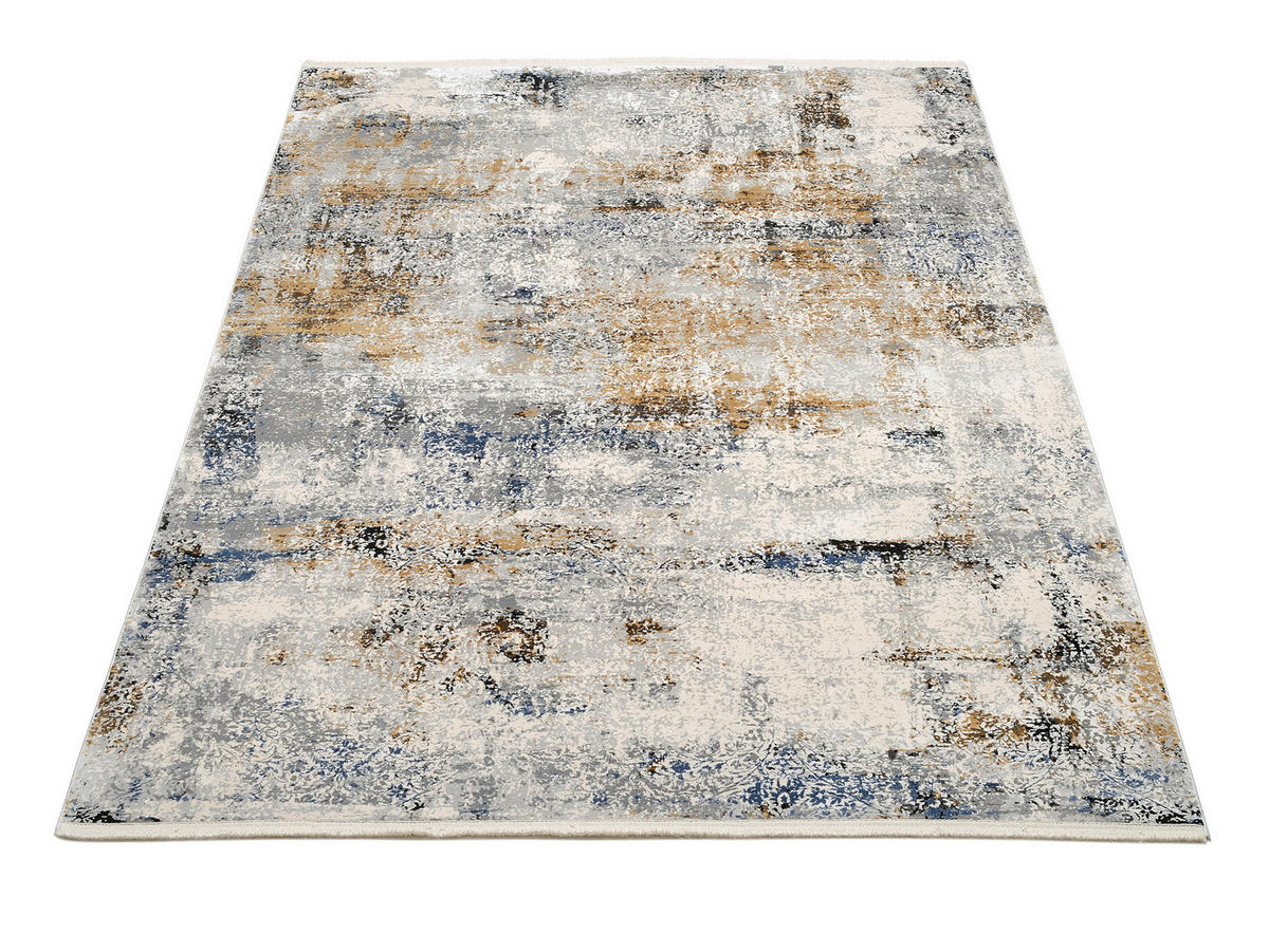 WEBTEPPICH Le Mans Grau, Schwarz  - Schwarz/Grau, Design, Textil (200/290cm) - Dieter Knoll