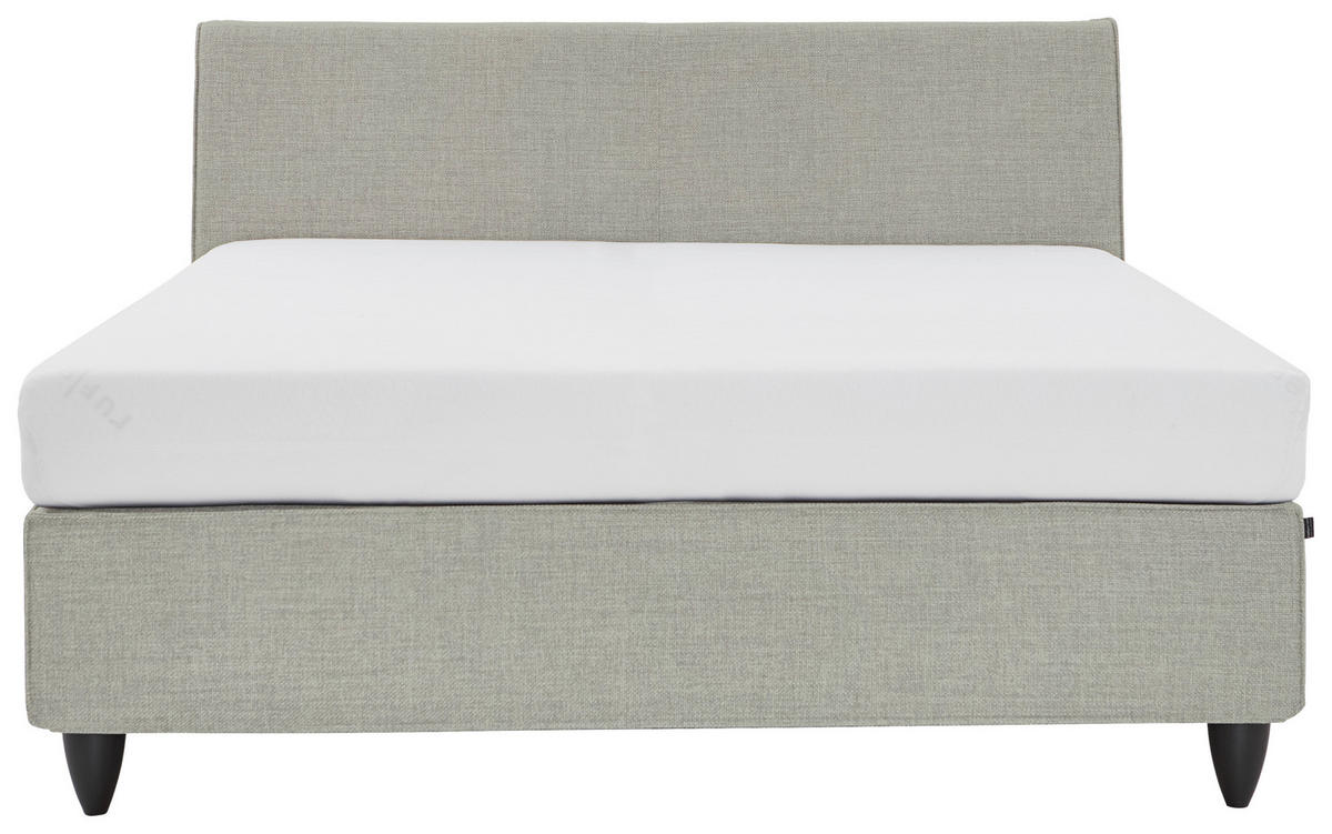 BOXSPRINGBETT 200/200 cm  in Grau  - Schwarz/Grau, Design, Holzwerkstoff/Kunststoff (200/200cm) - RUF Betten