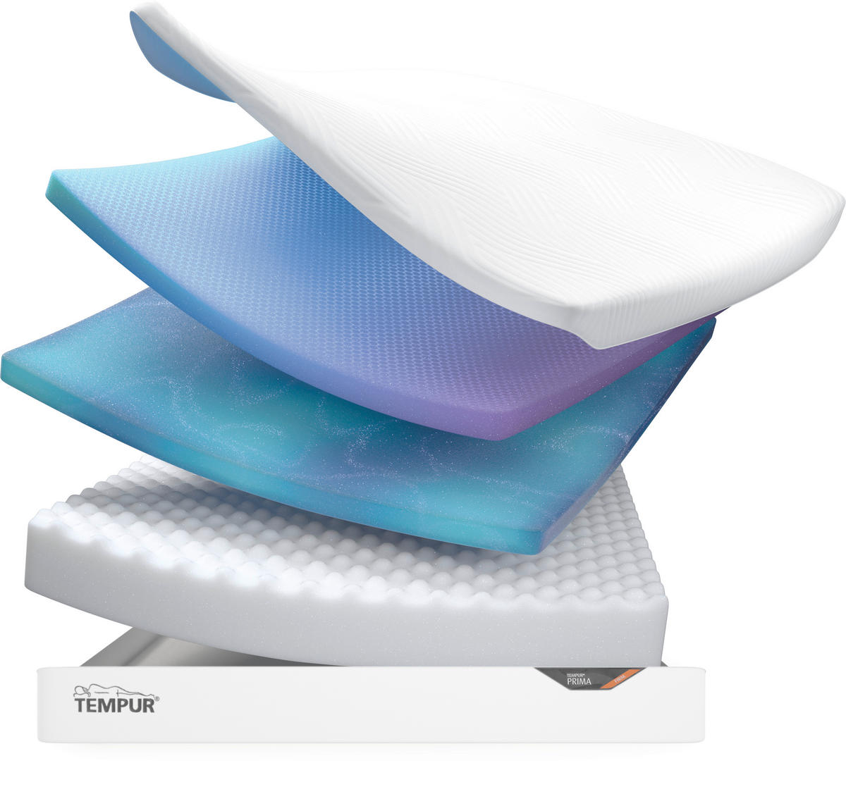 POLSTERBEZUG FÜR SHAPE QUEEN 32/61-64 cm  - Blau, Basics, Textil (32/61-64cm) - Tempur