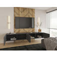 LOWBOARD Newniq in 120/36,7/45 cm - Anthrazit, Design, Holzwerkstoff (120/36,7/45cm) - Hom`in