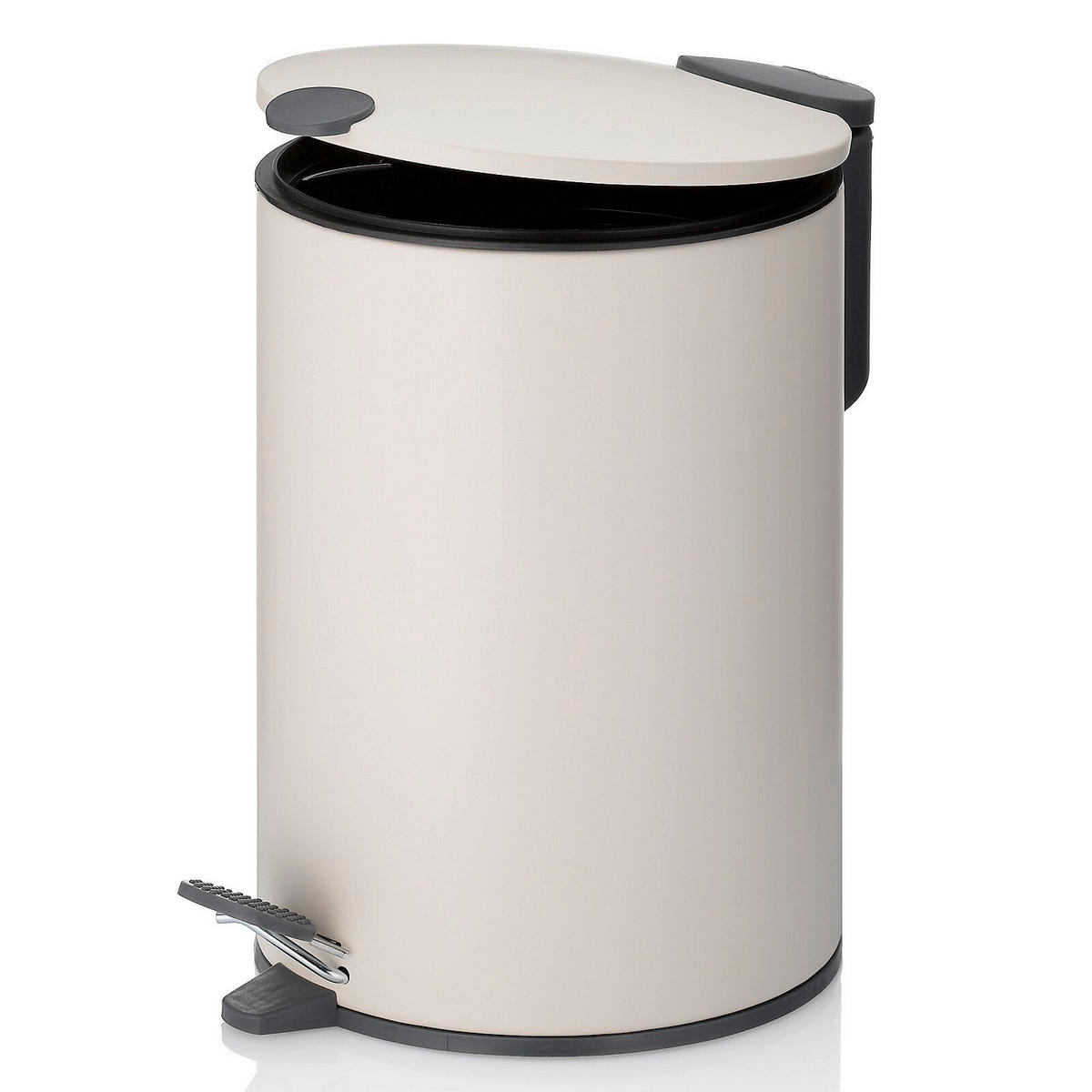 KOSMETIKEIMER MATS 3 L  - Beige/Schwarz, Basics, Kunststoff/Metall (17,0/23,0cm) - Kela