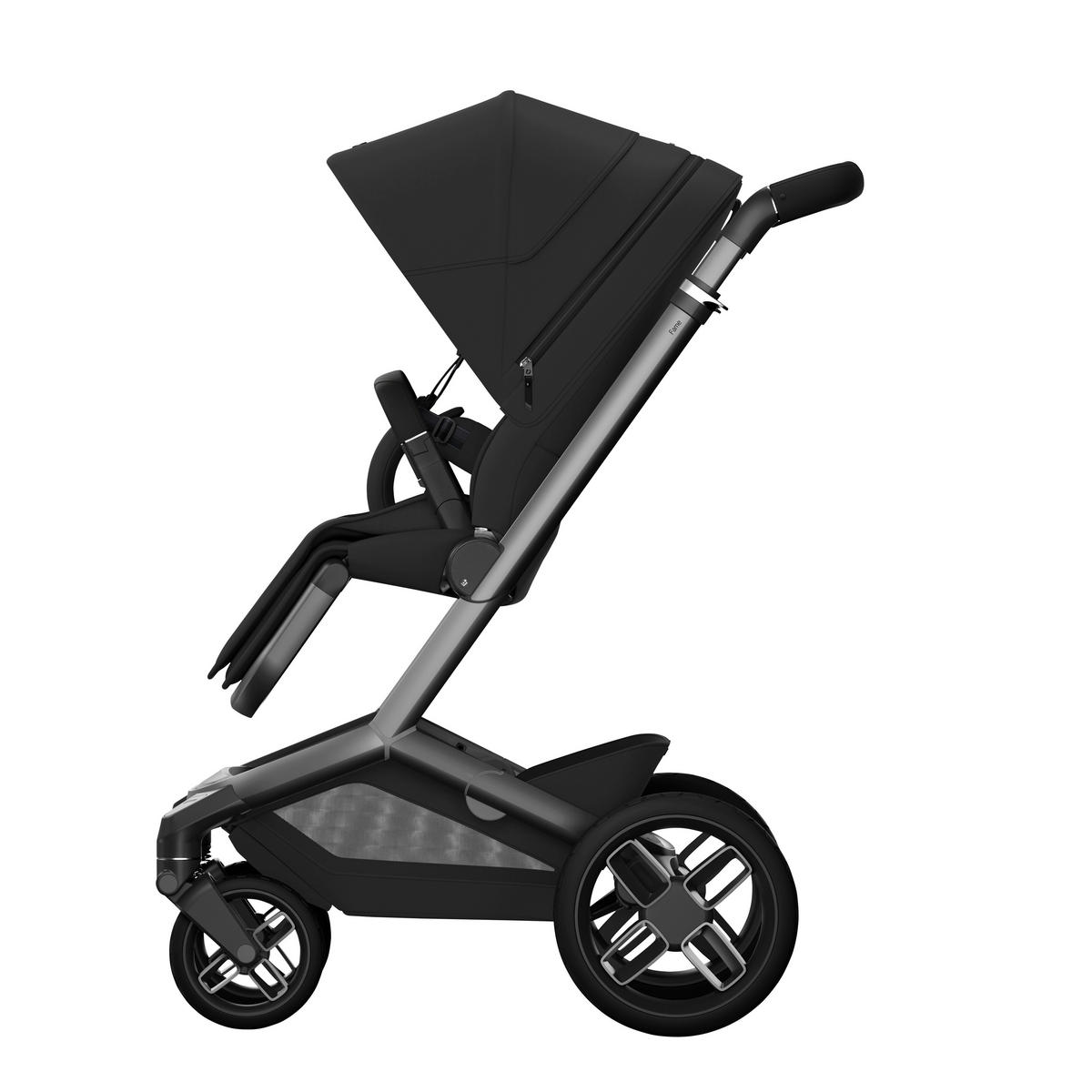 KINDERWAGEN Fame  - Schwarz, Basics, Textil (61.5/98-110/86,5-95,5cm) - Maxi-Cosi