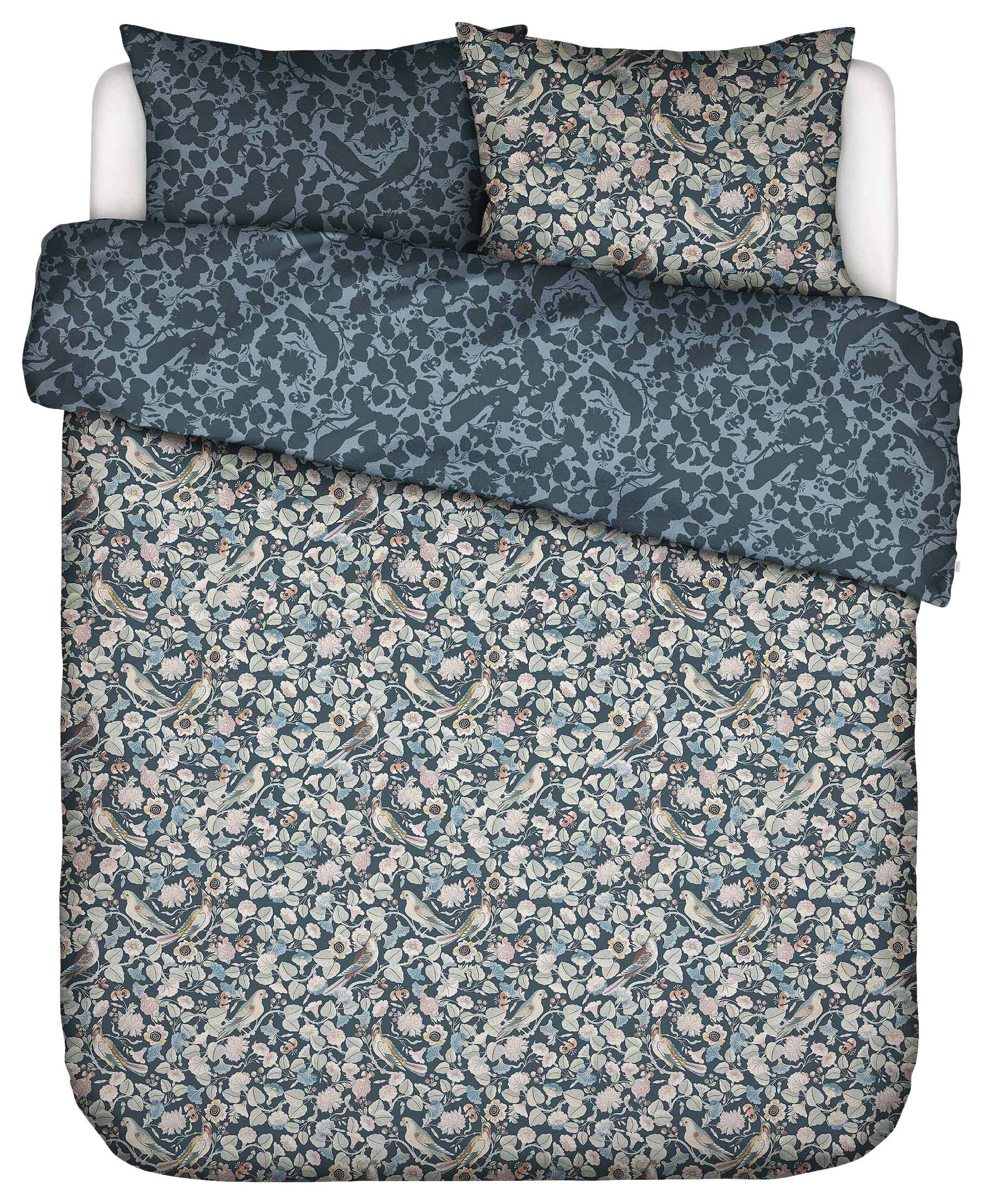 BETTWÄSCHE Aleste Satin 200/200 cm  - Grau, KONVENTIONELL, Textil (200/200cm) - Essenza