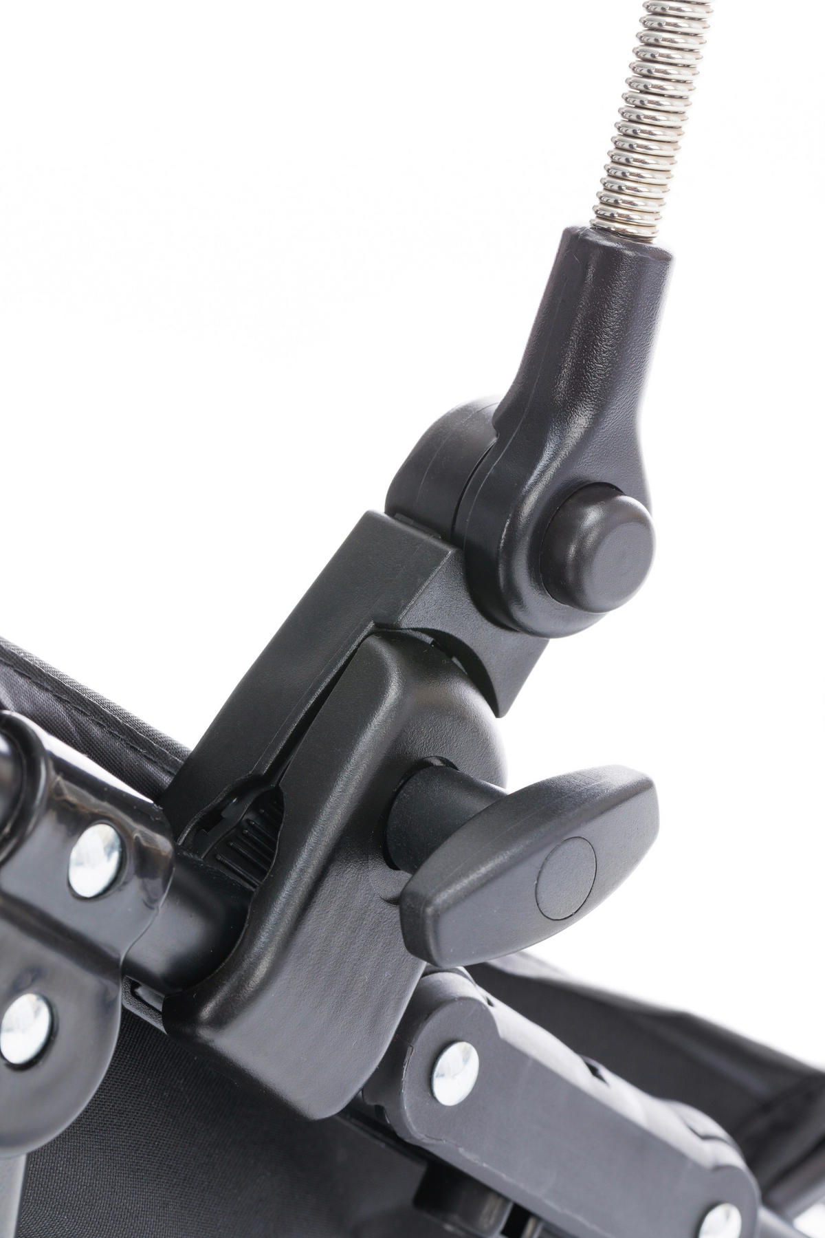 KINDERWAGENSONNENSCHIRM  - Schwarz/Grau, Basics, Kunststoff/Metall (75cm) - Jimmylee